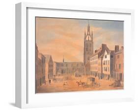 North View of St Nicholas' Church-Robert Johnson-Framed Giclee Print