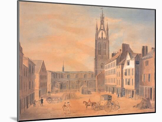 North View of St Nicholas' Church-Robert Johnson-Mounted Giclee Print