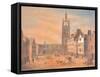 North View of St Nicholas' Church-Robert Johnson-Framed Stretched Canvas