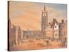 North View of St Nicholas' Church-Robert Johnson-Stretched Canvas
