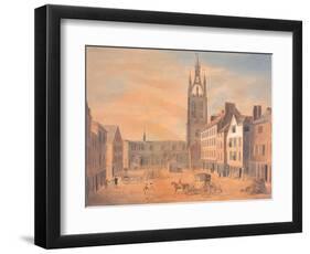 North View of St Nicholas' Church-Robert Johnson-Framed Premium Giclee Print