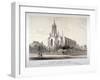 North View of the Church of St James, Clapham, London, C1850-CJ Greenwood-Framed Giclee Print