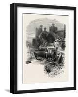 North Wales: Conway Castle, UK-null-Framed Giclee Print