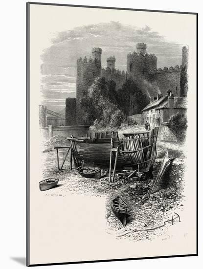 North Wales: Conway Castle, UK-null-Mounted Giclee Print