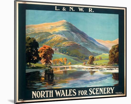 North Wales for Scenery-null-Mounted Art Print