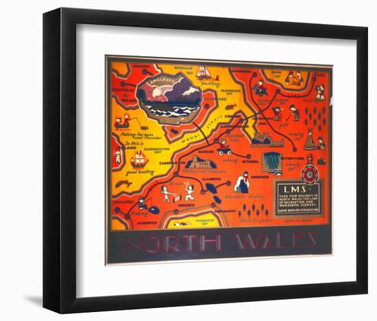 North Wales LMS-null-Framed Art Print