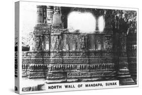 North Wall of Mandapa, Sunak, India, C1925-null-Stretched Canvas