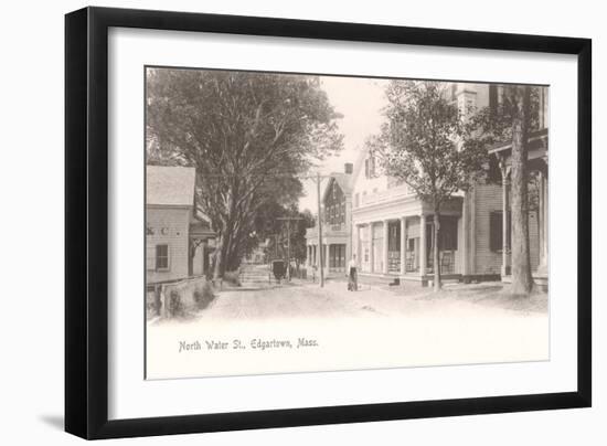 North Water Street, Edgartown-null-Framed Art Print