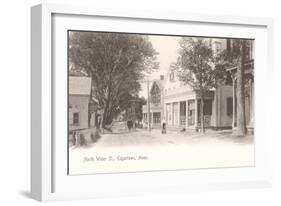 North Water Street, Edgartown-null-Framed Art Print