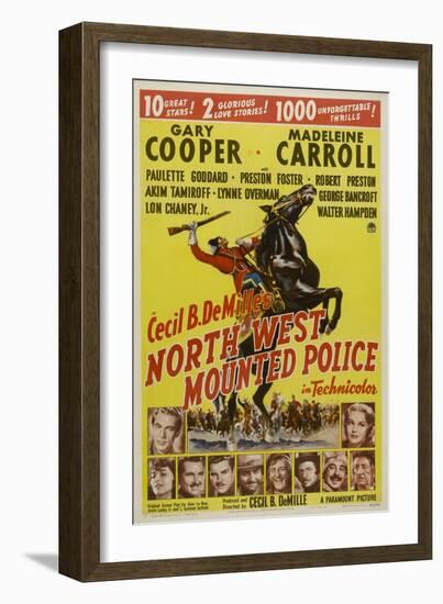 North West Mounted Police, 1940-null-Framed Art Print