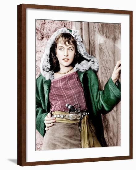 North West Mounted Police, Paulette Goddard, 1940-null-Framed Photo