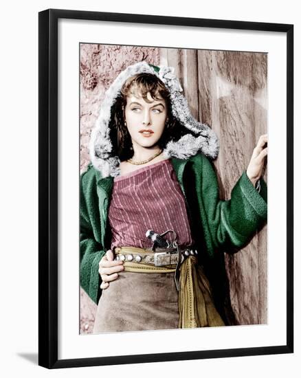 North West Mounted Police, Paulette Goddard, 1940-null-Framed Photo