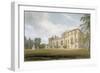 North-West View of Chiswick House, Chiswick, Hounslow, London, 1822-John Chessell Buckler-Framed Giclee Print