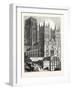 North-West View of Durham Cathedral-null-Framed Giclee Print