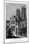 North West View of Ely Cathedral, 1843-J Jackson-Mounted Giclee Print
