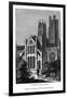 North West View of Ely Cathedral, 1843-J Jackson-Framed Giclee Print