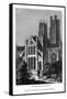 North West View of Ely Cathedral, 1843-J Jackson-Framed Stretched Canvas