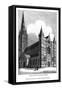 North West View of Salisbury Cathedral, 1843-J Jackson-Framed Stretched Canvas