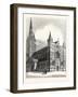 North-West View of Salisbury Cathedral-null-Framed Giclee Print