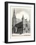 North-West View of Salisbury Cathedral-null-Framed Giclee Print