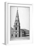 North West View of St Antholin. City of London, C1750-Benjamin Cole-Framed Giclee Print