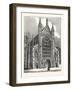 North-West View of the Cathedral at Winchester-null-Framed Giclee Print