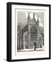 North-West View of the Cathedral at Winchester-null-Framed Giclee Print