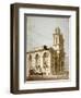 North-West View of the Church of St Mary Woolnoth, City of London, 1812-George Shepherd-Framed Giclee Print