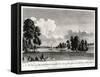 North West View of Wakefield Lodge, the Seat of His Grace the Duke of Grafton, 1776-Michael Angelo Rooker-Framed Stretched Canvas