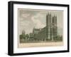 North West View of Westminster Abbey, London-Thomas Malton-Framed Giclee Print