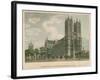 North West View of Westminster Abbey, London-Thomas Malton-Framed Giclee Print