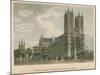 North West View of Westminster Abbey, London-Thomas Malton-Mounted Giclee Print