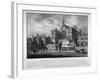 North-West View of Westminster Hall, London, 1808-Thomas Hall-Framed Giclee Print