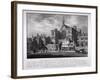 North-West View of Westminster Hall, London, 1808-Thomas Hall-Framed Giclee Print