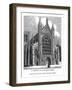 North West View of Winchester Cathedral, 1843-J Jackson-Framed Giclee Print