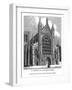 North West View of Winchester Cathedral, 1843-J Jackson-Framed Giclee Print