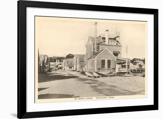 North Wharf, Nantucket, Massachusetts-null-Framed Premium Giclee Print