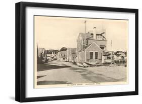 North Wharf, Nantucket, Massachusetts-null-Framed Art Print