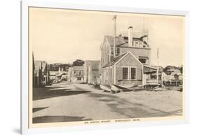 North Wharf, Nantucket, Massachusetts-null-Framed Art Print