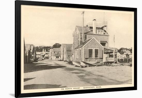 North Wharf, Nantucket, Massachusetts-null-Framed Art Print