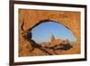 North Window and Turret Arch, Arches National Park, Utah, United States of America, North America-Gary Cook-Framed Photographic Print