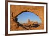 North Window and Turret Arch, Arches National Park, Utah, United States of America, North America-Gary Cook-Framed Photographic Print