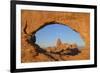 North Window and Turret Arch, Arches National Park, Utah, United States of America, North America-Gary Cook-Framed Photographic Print