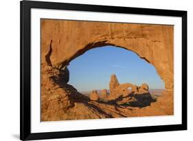 North Window and Turret Arch, Arches National Park, Utah, United States of America, North America-Gary Cook-Framed Photographic Print