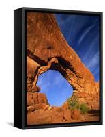 North Window Arch, Arches National Park, UT-Gary Conner-Framed Stretched Canvas