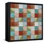 North Woods Color Blocks-Art Licensing Studio-Framed Stretched Canvas