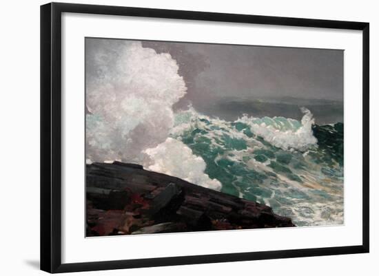 Northeaster-Winslow Homer-Framed Art Print