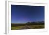 Northern Autumn Constellations Rising over a Road in Banff National Park, Canada-null-Framed Photographic Print