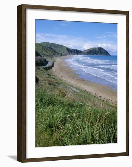 Northern Beaches on the Coast Road, Gisborne, East Coast, North Island, New Zealand-D H Webster-Framed Photographic Print