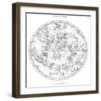 Northern Celestial Map-Science, Industry and Business Library-Framed Photographic Print